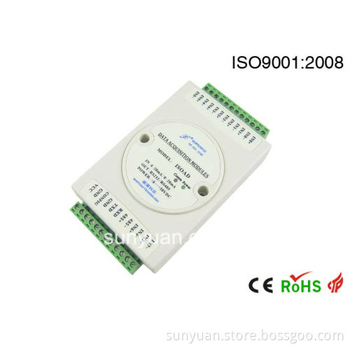 2 Channels Isolation 0-20mA/4-20mA to RS485 or RS232 Converter (support Modbus RTU) Data Collector Acquisition (2-16channels is available)